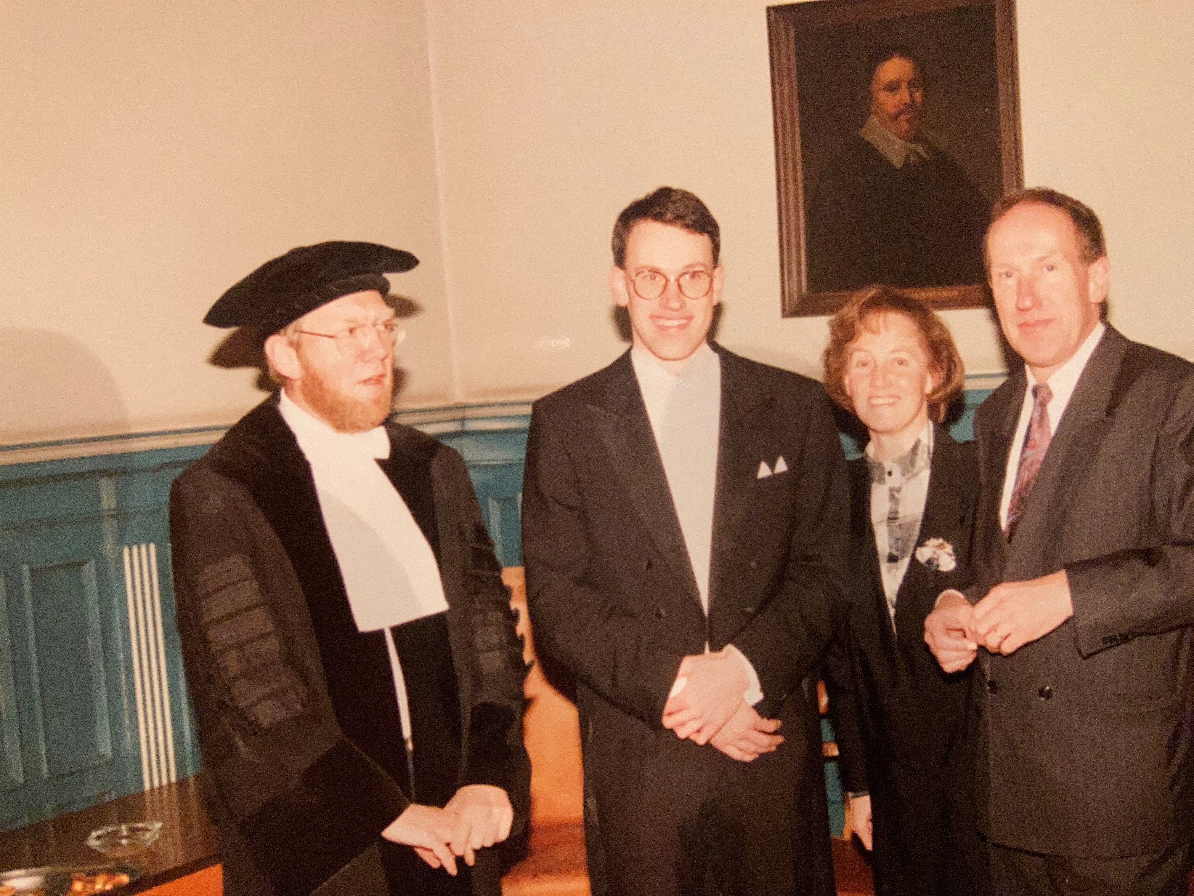 Photo showing PhD advisor, Rob, Rob's parents.